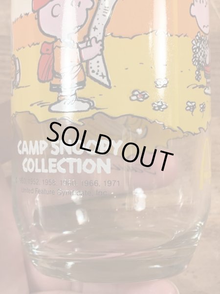 80’sのマクドナルドのスヌーピーのヴィンテージのガラスコップ