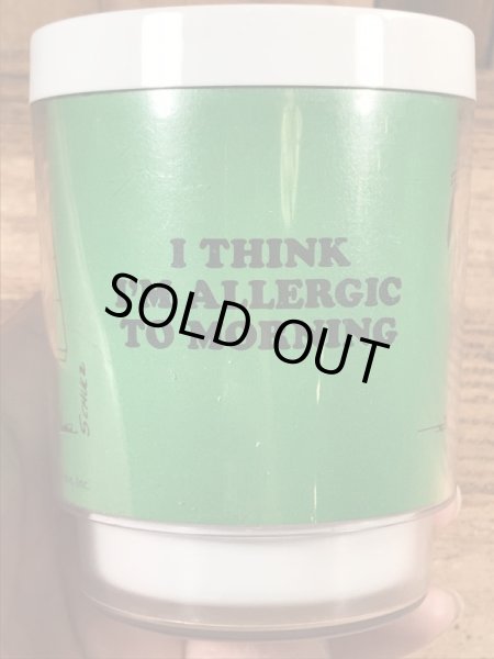 70’sのスヌーピーのヴィンテージのプラスチックマグカップ