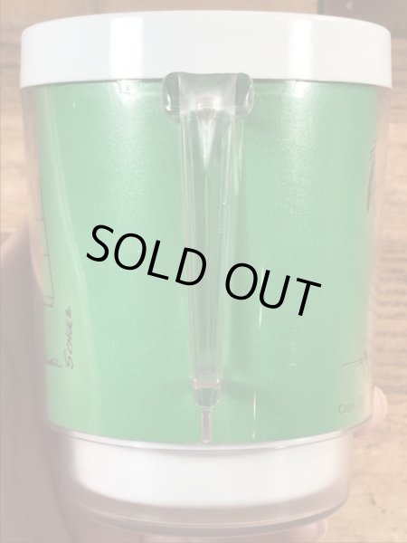 70’sのスヌーピーのヴィンテージのプラスチックマグカップ