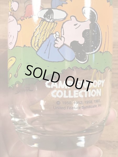 80’sのマクドナルドのスヌーピーのヴィンテージのガラスコップ