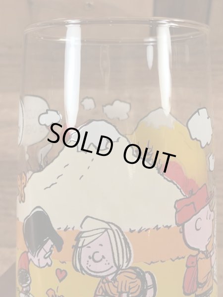 80年代頃のスヌーピーのビンテージのグラスタンブラー