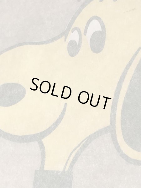 70年代頃のスヌーピーのビンテージの転写シート