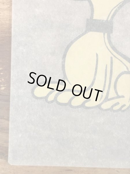 70年代頃のスヌーピーのビンテージの転写シート