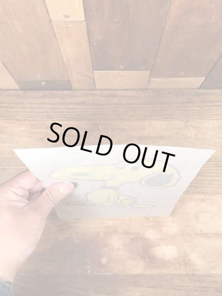 70’sのスヌーピーのヴィンテージのTシャツ用転写シート