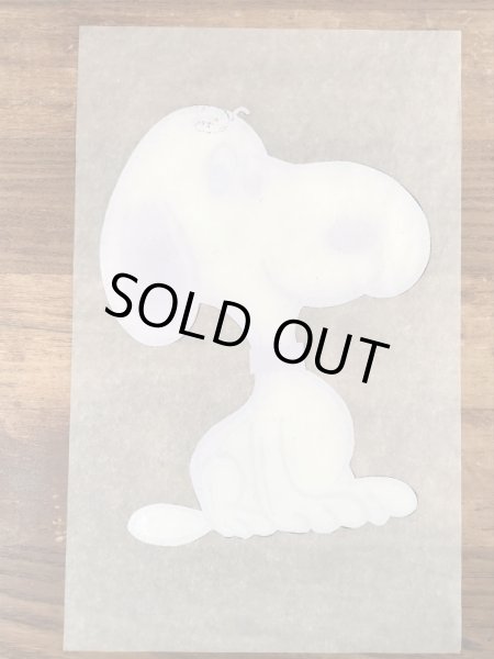 70’sのスヌーピーのヴィンテージのTシャツ用転写シート