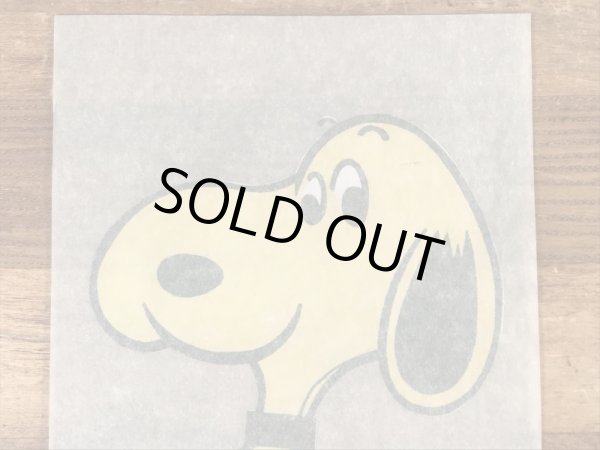 70年代頃のスヌーピーのビンテージの転写シート