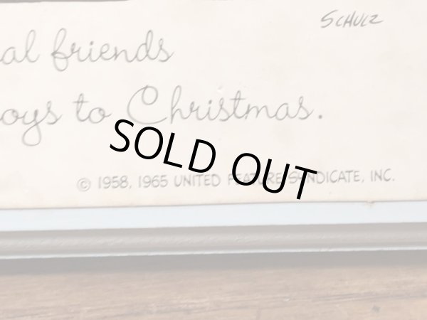 70’sのホールマーク社製のスヌーピーとウッドストックのヴィンテージの壁掛け