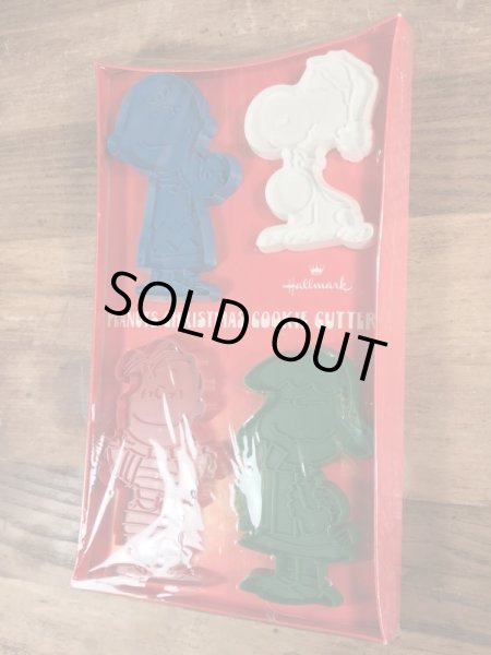 70’sのスヌーピーとピーナッツギャングのヴィンテージのクッキーの型抜き