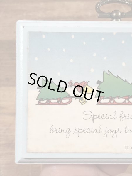 70年代頃のスヌーピーとウッドストックのビンテージの壁掛け