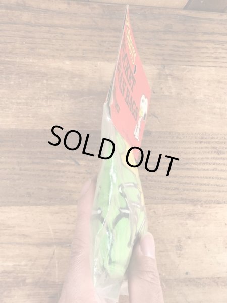 80年代頃のスヌーピーのウッドストックのビンテージのビーンバッグ