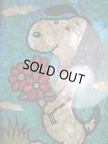 70’sのスヌーピーのヴィンテージの壁掛けアート