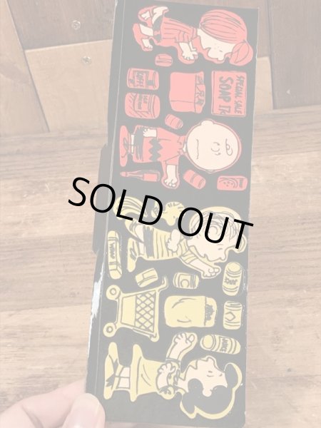 70年代頃のスヌーピーのビンテージのカラーフォームズセット