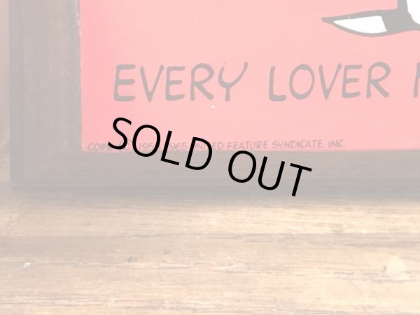 70’sのHallmark社製のスヌーピーとウッドストックのヴィンテージの壁掛け