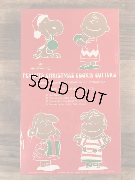 70’sのスヌーピーとピーナッツギャングのヴィンテージのクッキーの型抜き