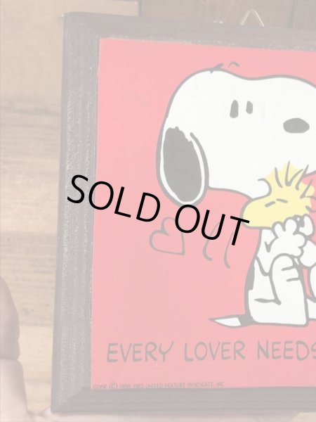 70年代頃のスヌーピーのビンテージの壁掛け