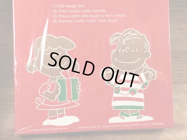 70’sのスヌーピーとピーナッツギャングのヴィンテージのクッキーの型抜き
