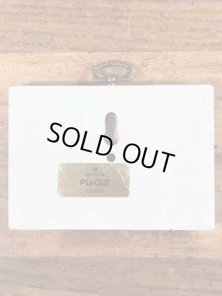 70’sのホールマーク社製のスヌーピーとウッドストックのヴィンテージの壁掛け