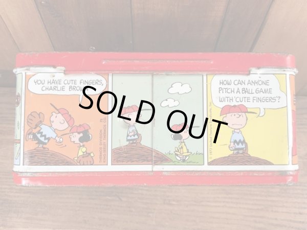 70’sのサーモス社製のスヌーピーのヴィンテージのランチボックス