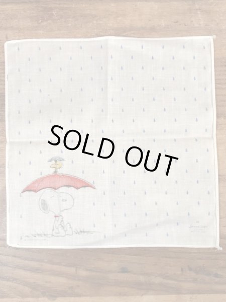 70〜80’sのHallmark社製のスヌーピーのヴィンテージのハンカチ