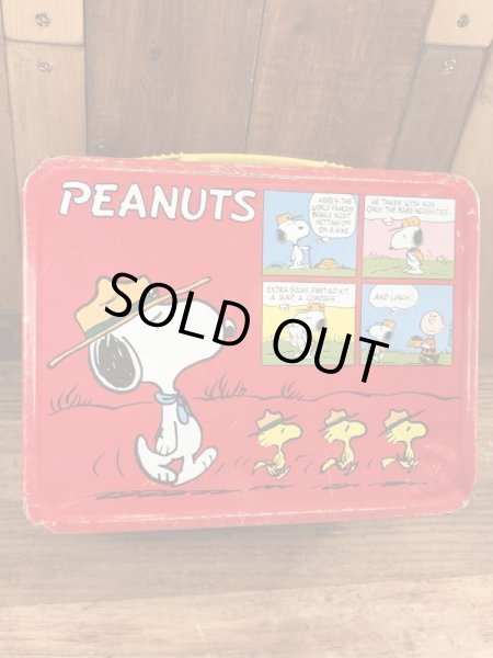 70’sのサーモス社製のスヌーピーのヴィンテージのランチボックス