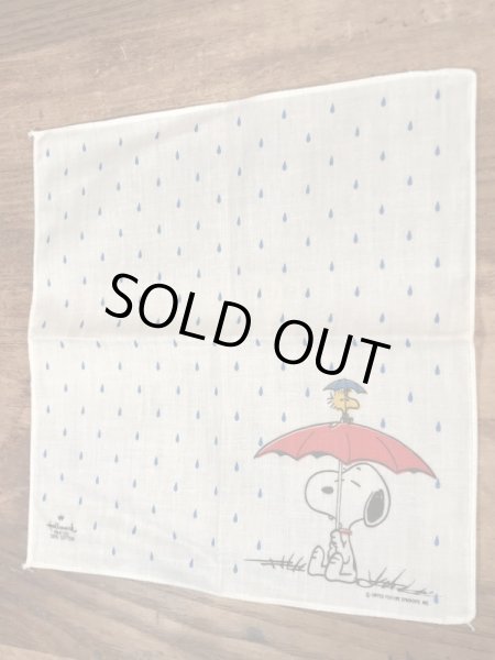 70〜80’sのHallmark社製のスヌーピーのヴィンテージのハンカチ