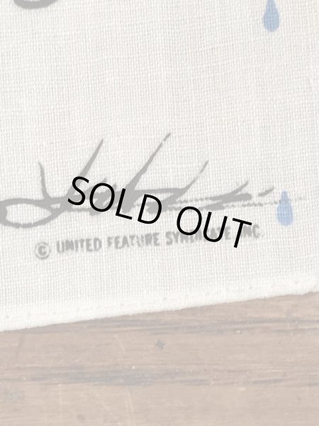 70〜80年代頃のホールマーク社製のスヌーピーのビンテージのハンカチ