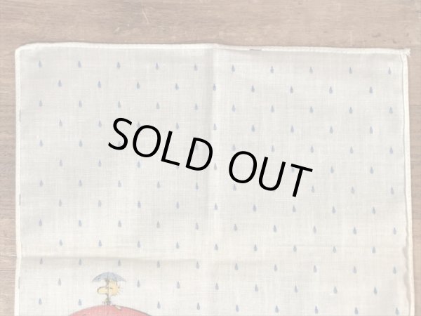 70〜80年代頃のHallmark社製のスヌーピーのビンテージのハンカチ