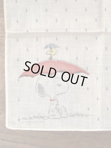 70〜80’sのスヌーピーのヴィンテージの子供用のハンカチ