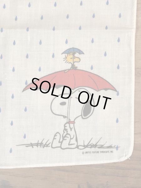 70〜80年代頃のスヌーピーのビンテージのハンカチ