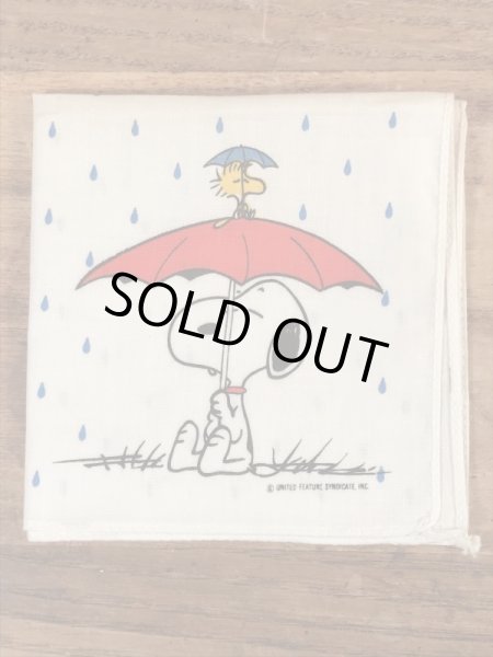 70〜80’sのホールマーク社製のスヌーピーのヴィンテージのハンカチ