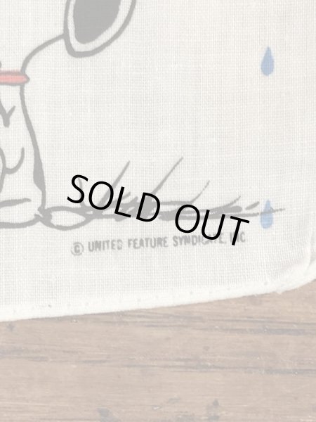 70〜80’sのホールマーク社製のスヌーピーのヴィンテージのハンカチ