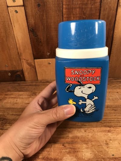 画像3: Thermos Peanuts “Snoopy & Woodstock” Thermos Bottle　スヌーピー　ビンテージ　水筒　サーモス　70年代