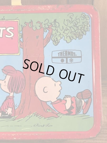 70年代頃のサーモス社製のスヌーピーのビンテージのランチボックス