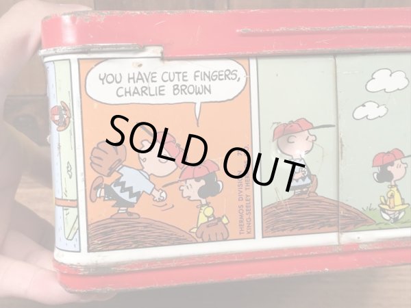 70’sのサーモス社製のスヌーピーのヴィンテージのランチボックス