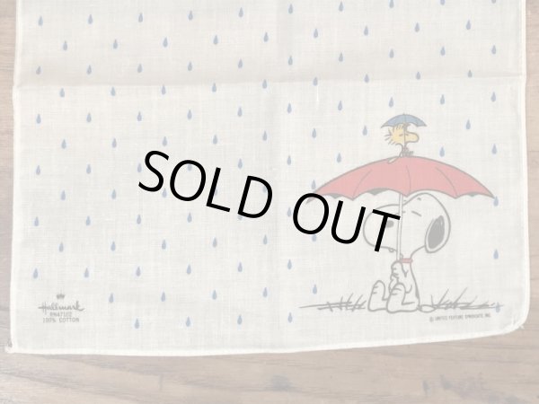 70〜80年代頃のスヌーピーのビンテージのハンカチ