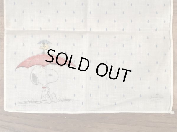 70〜80年代頃のスヌーピーのビンテージのハンカチ