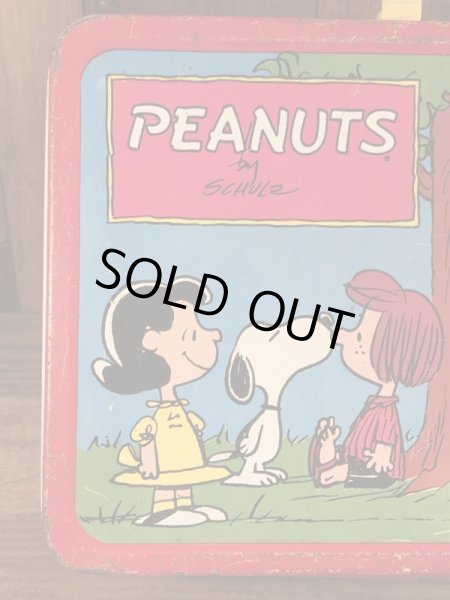 70’sのサーモス社製のスヌーピーのヴィンテージのランチボックス