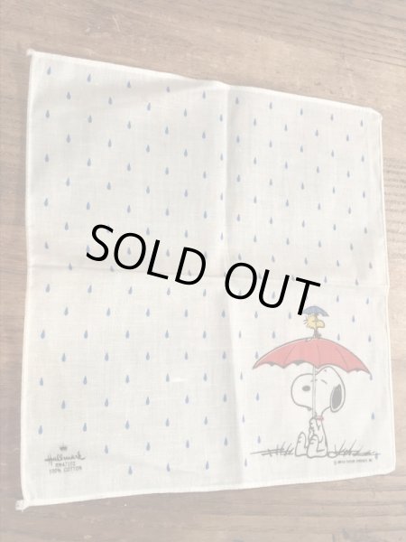 70〜80年代頃のスヌーピーのビンテージのハンカチ