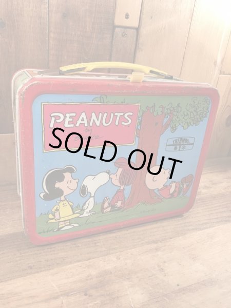 70年代頃のサーモス社製のスヌーピーのビンテージのランチボックス