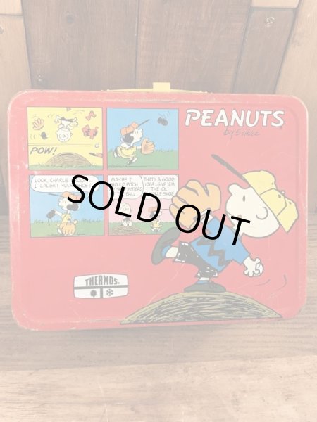 70’sのサーモス社製のスヌーピーのヴィンテージのランチボックス