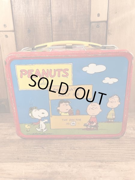 70’sのサーモス社製のスヌーピーのヴィンテージのランチボックス