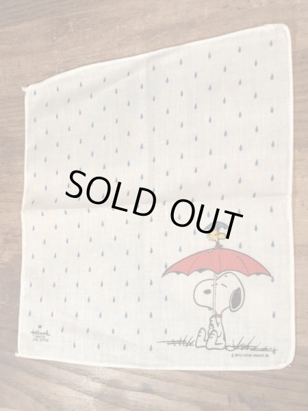 70〜80’sのホールマーク社製のスヌーピーのヴィンテージのハンカチ