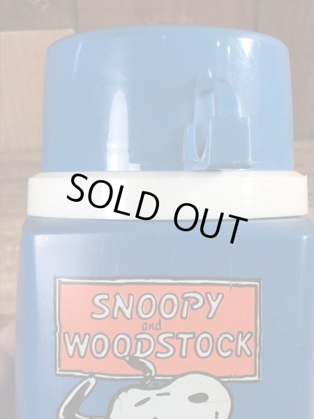 70年代頃のスヌーピーとウッドストックのビンテージの水筒
