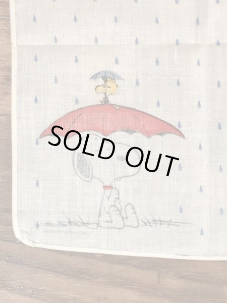 70〜80年代頃のスヌーピーのビンテージのハンカチ