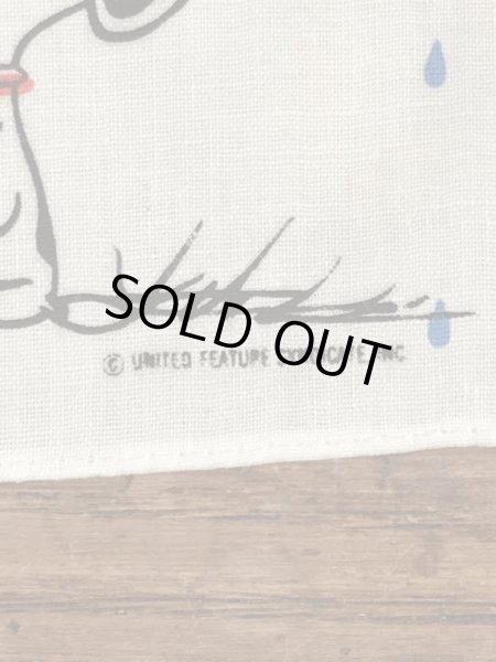 70〜80年代頃のスヌーピーのビンテージのハンカチ