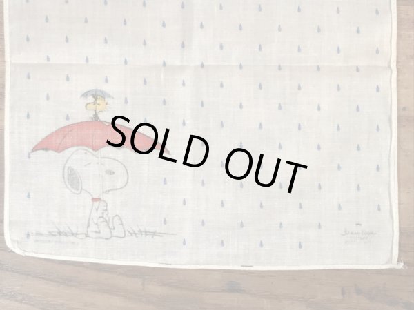 70〜80’sのホールマーク社製のスヌーピーのヴィンテージのハンカチ