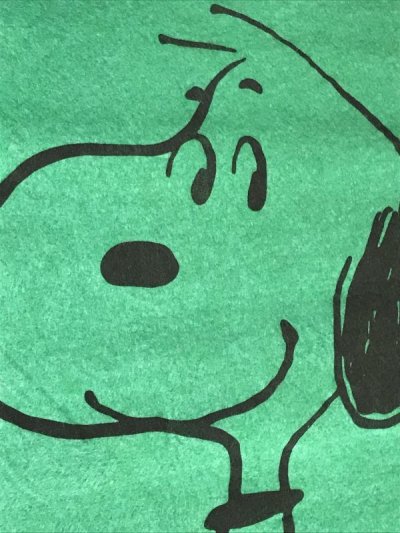画像1: Peanuts Snoopy Calendar “1974” Felt Banner　スヌーピー　ビンテージ　フェルトバナー　70年代