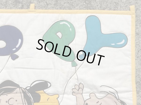 80’sのスヌーピーのヴィンテージのキルティングマット