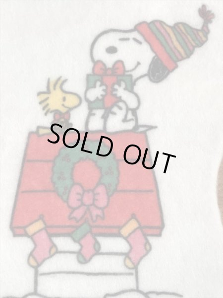 70〜80’sのクリスマスのスヌーピーのヴィンテージのソックス