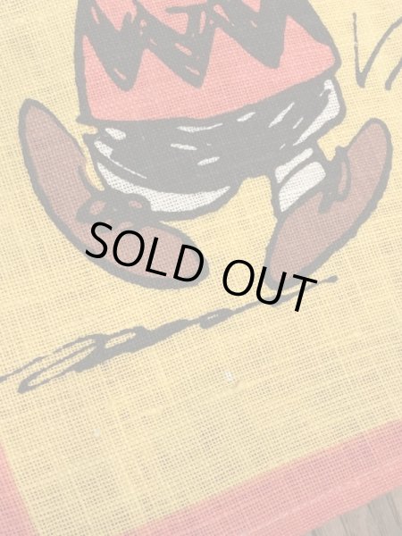 70〜80年代頃のスヌーピーのビンテージのタペストリー